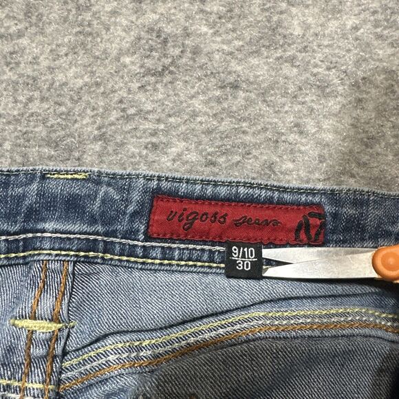 Vintage Vigoss Women's Bootcut Jeans Size‎ 9/10 Blue Medium Wash Denim - Picture 9 of 10